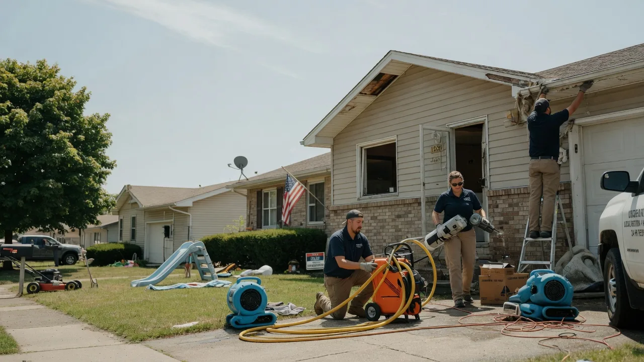 Water Damage Restoration in Roanoke, IL near me